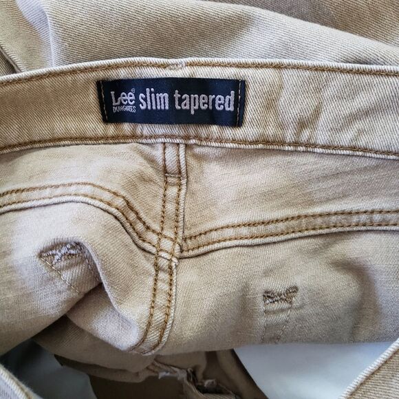 Lee Slim Tapered Zip Fly 5-Pocket Cotton/Spandex Jeans - Picture 4 of 8